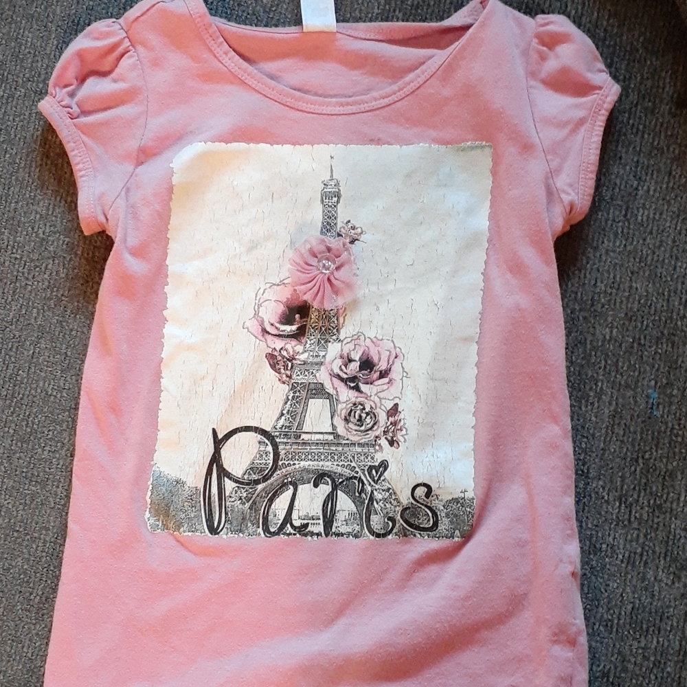 Girls "Paris" shirt